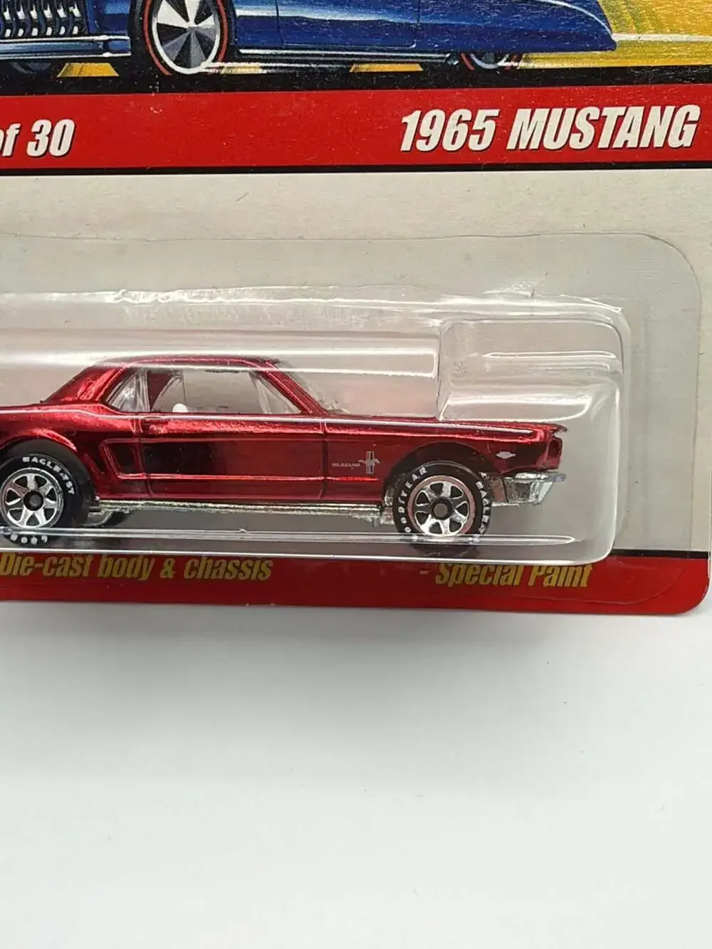 Hot Wheels Classics Series 2 #6 of 30 1965 Mustang Special Paint Red Spectraflam